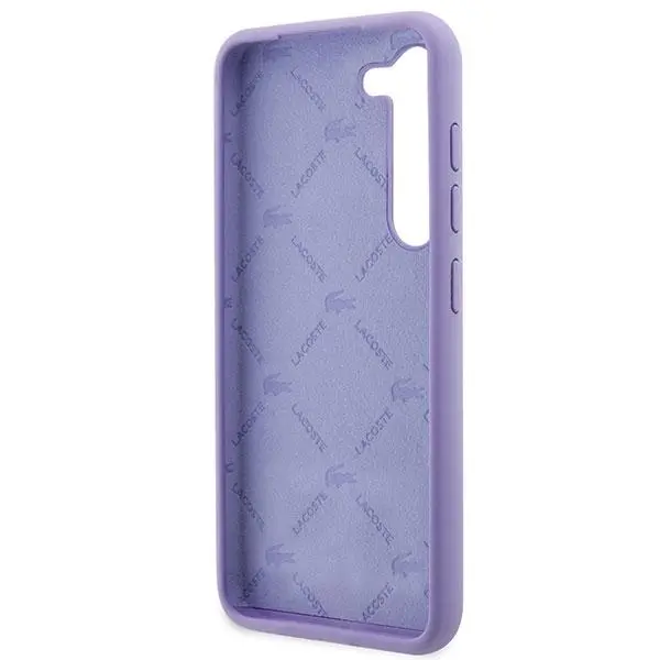 Etui Lacoste LCHCS23SSLOU Hardcase Silicone do Samsung Galaxy S23 Fioletowy