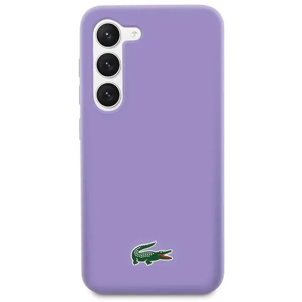 Etui Lacoste LCHCS23SSLOU Hardcase Silicone do Samsung Galaxy S23 Fioletowy