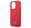Etui Lacoste LCHMP14LPVCR Hardcase Iconic Petit Pique MagSafe do iPhone 14 Pro Czerwony