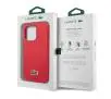 Etui Lacoste LCHMP14LPVCR Hardcase Iconic Petit Pique MagSafe do iPhone 14 Pro Czerwony