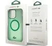 Etui Lacoste LCHMP15XULON Hardcase Transparent MagSafe do iPhone 15 Pro Max Zielony
