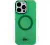 Etui Lacoste LCHMP15XULON Hardcase Transparent MagSafe do iPhone 15 Pro Max Zielony