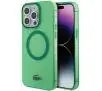 Etui Lacoste LCHMP15XULON Hardcase Transparent MagSafe do iPhone 15 Pro Max Zielony