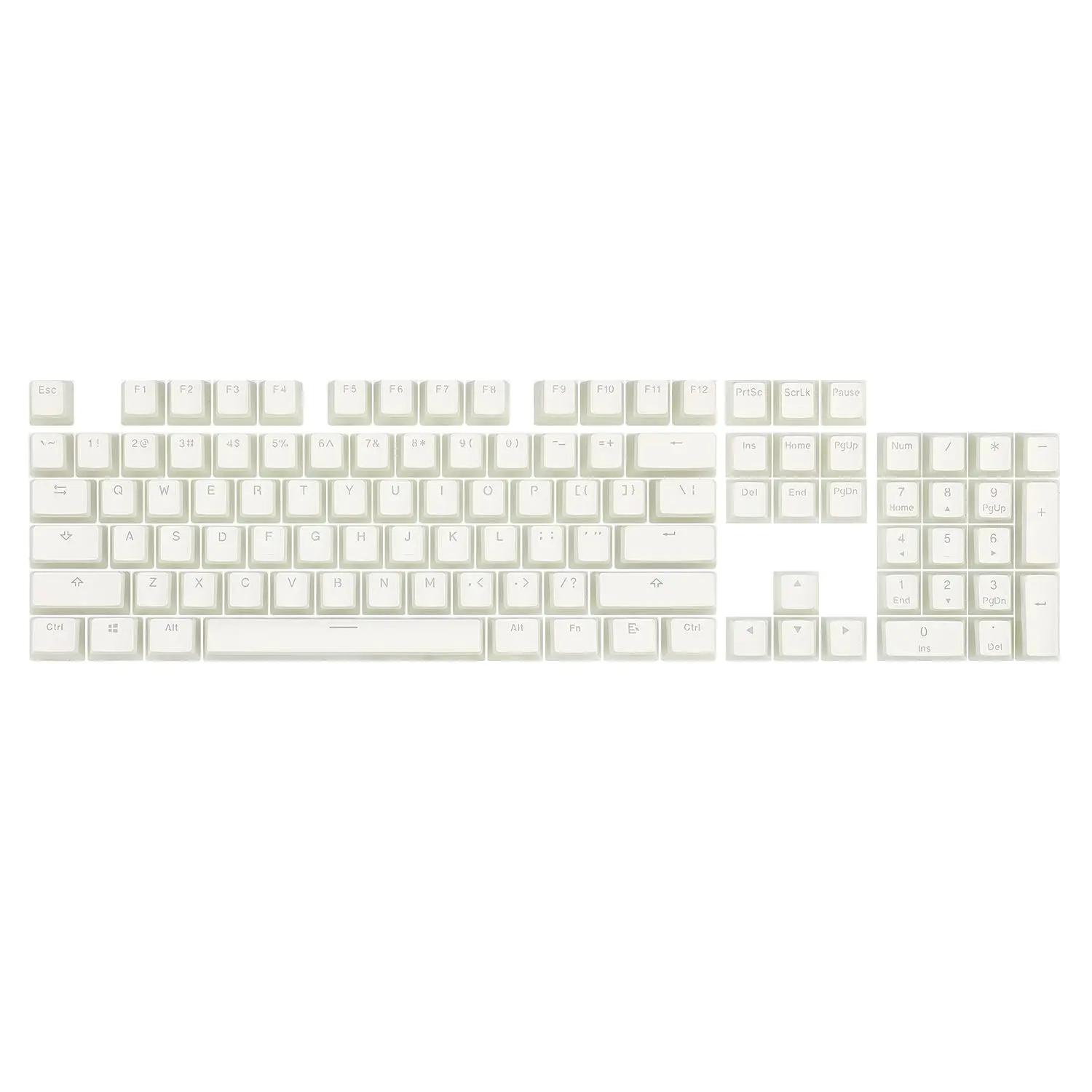 Klawisze Redragon A130 PBT Doubleshot Biały