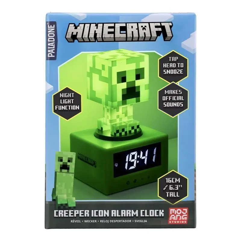 Budzik Paladone Minecraft Creeper ICON Alarm Clock