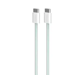 Kabel Puro USB-C do USB-C 60W 1,5m Zielony