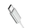 Słuchawki przewodowe Joyroom JR-EC06 USB-C Dokanałowe Srebrny