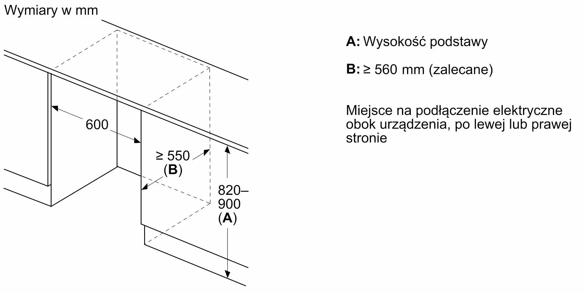 Lodówka Bosch Serie 4 KUL22VFD0 82cm Zdalne sterowanie