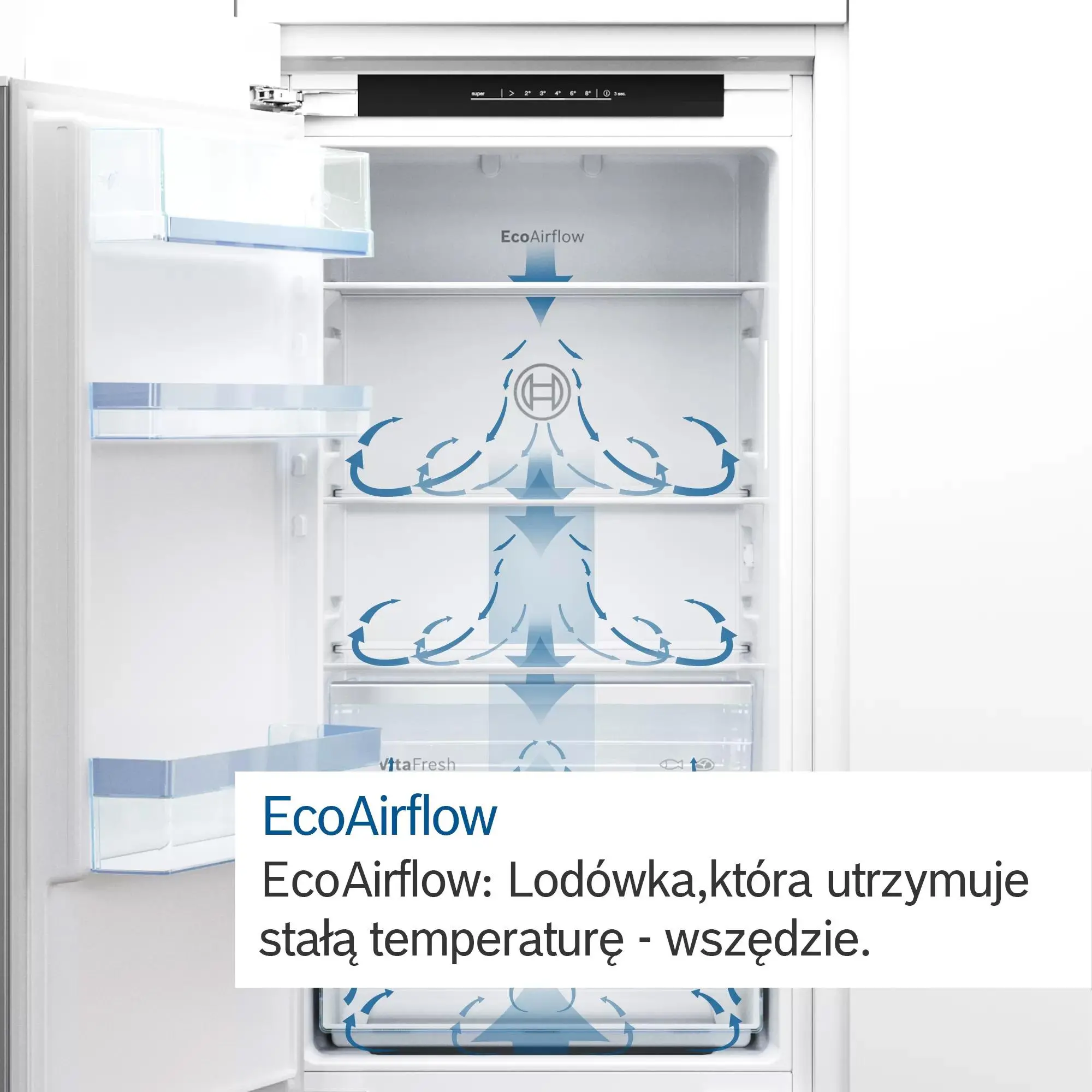 Lodówka Bosch Serie 4 KUL22VFD0 82cm Zdalne sterowanie