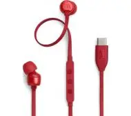 JBL Tune 310C USB-C Dokanałowe Czerwony