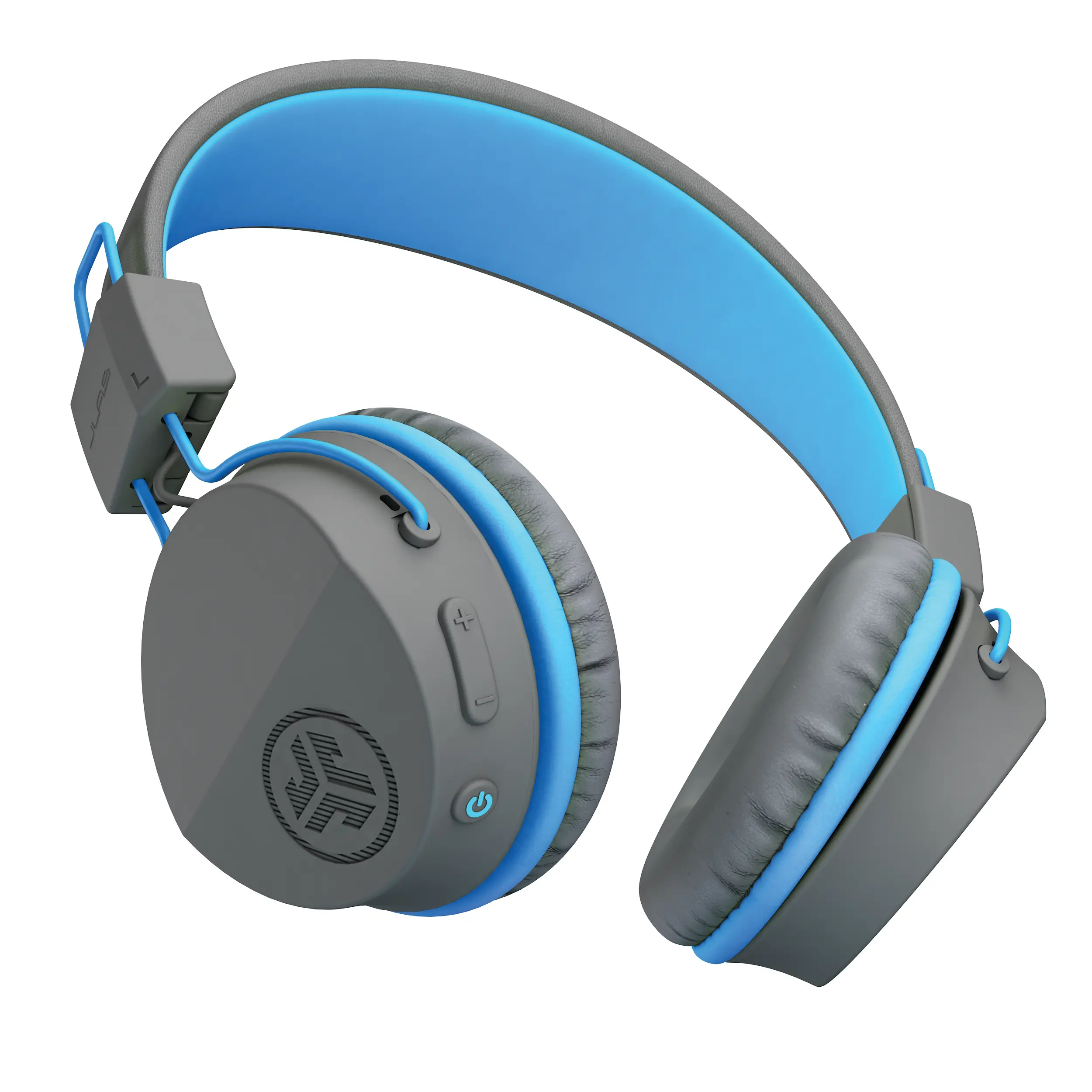 Słuchawki bezprzewodowe JLab Jbuddies Studio Wireless Nauszne Dla dzieci Bluetooth Szaro-niebieski