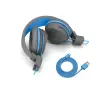 Słuchawki bezprzewodowe JLab Jbuddies Studio Wireless Nauszne Dla dzieci Bluetooth Szaro-niebieski