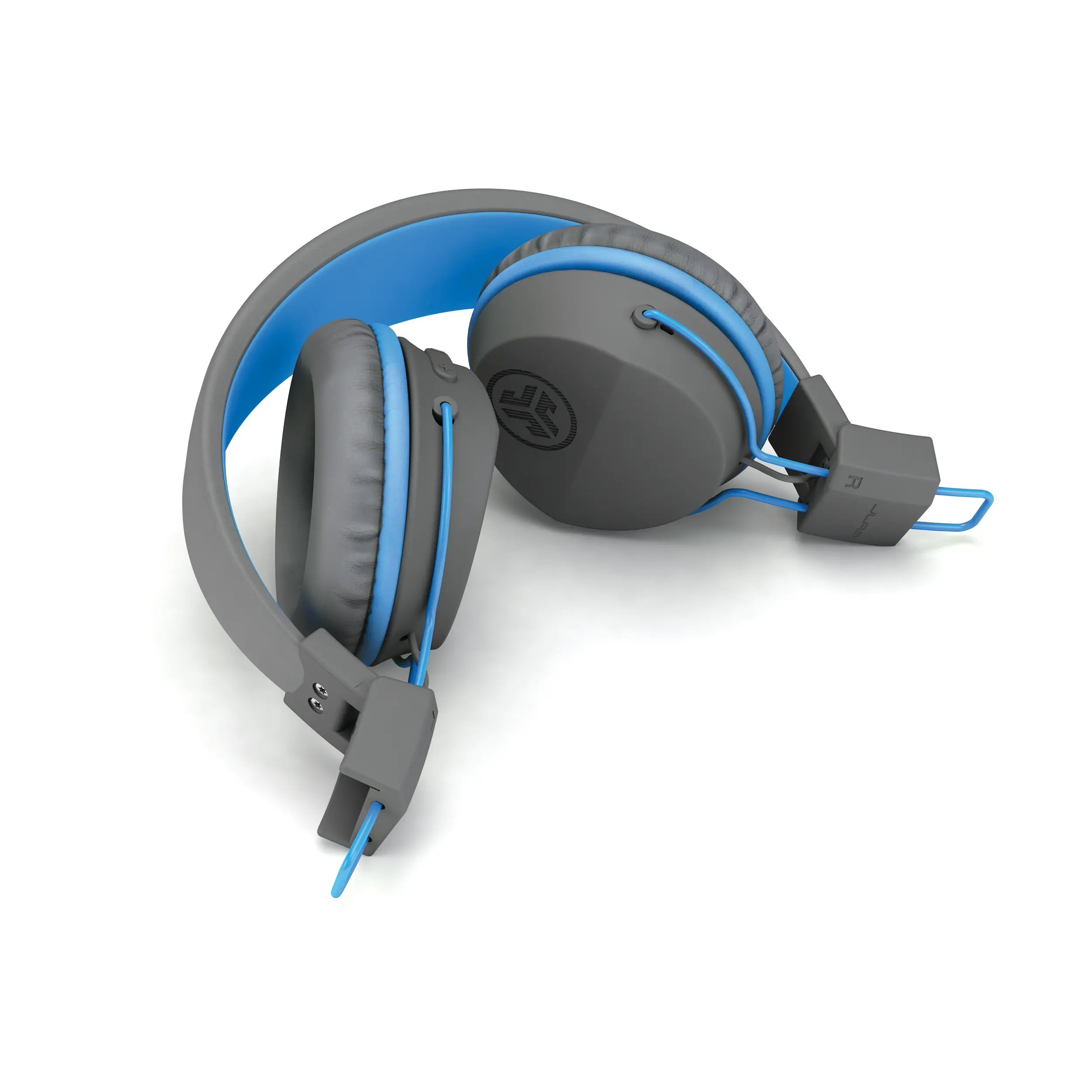 Słuchawki bezprzewodowe JLab Jbuddies Studio Wireless Nauszne Dla dzieci Bluetooth Szaro-niebieski