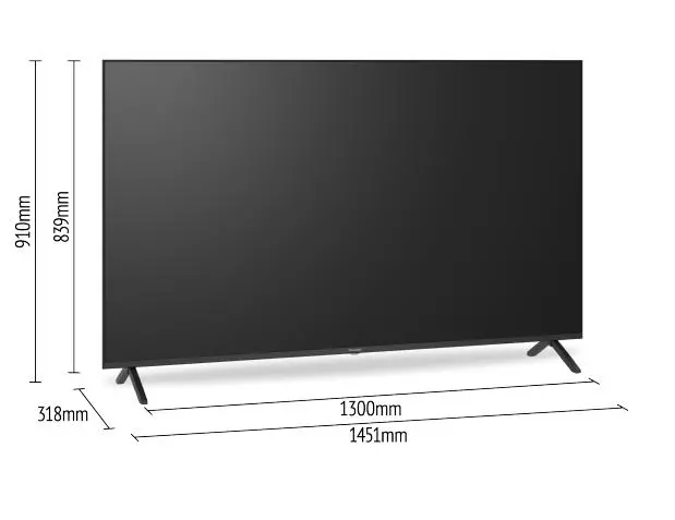 Telewizor Panasonic TV-65W90AEG 65" LED 4K 144Hz Smart TV Dolby Vision IQ Dolby Atmos HDMI 2.1 DVB-T2