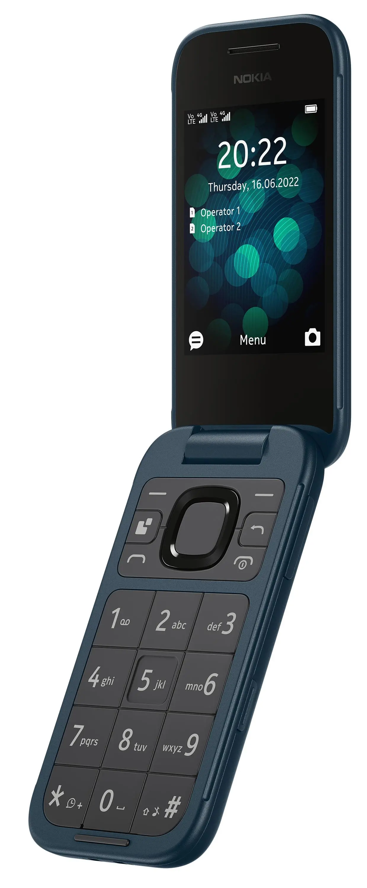 Telefon Nokia 2660 Flip 4G 2,8" 0.3Mpix Niebieski