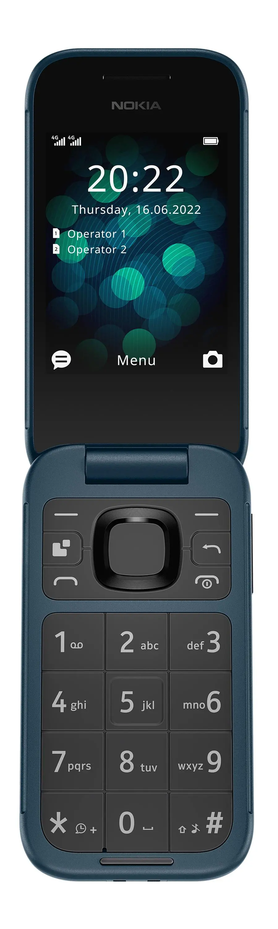 Telefon Nokia 2660 Flip 4G 2,8" 0.3Mpix Niebieski
