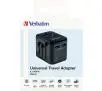 Adapter podróżny Verbatim UTA-01 World to World USB-A