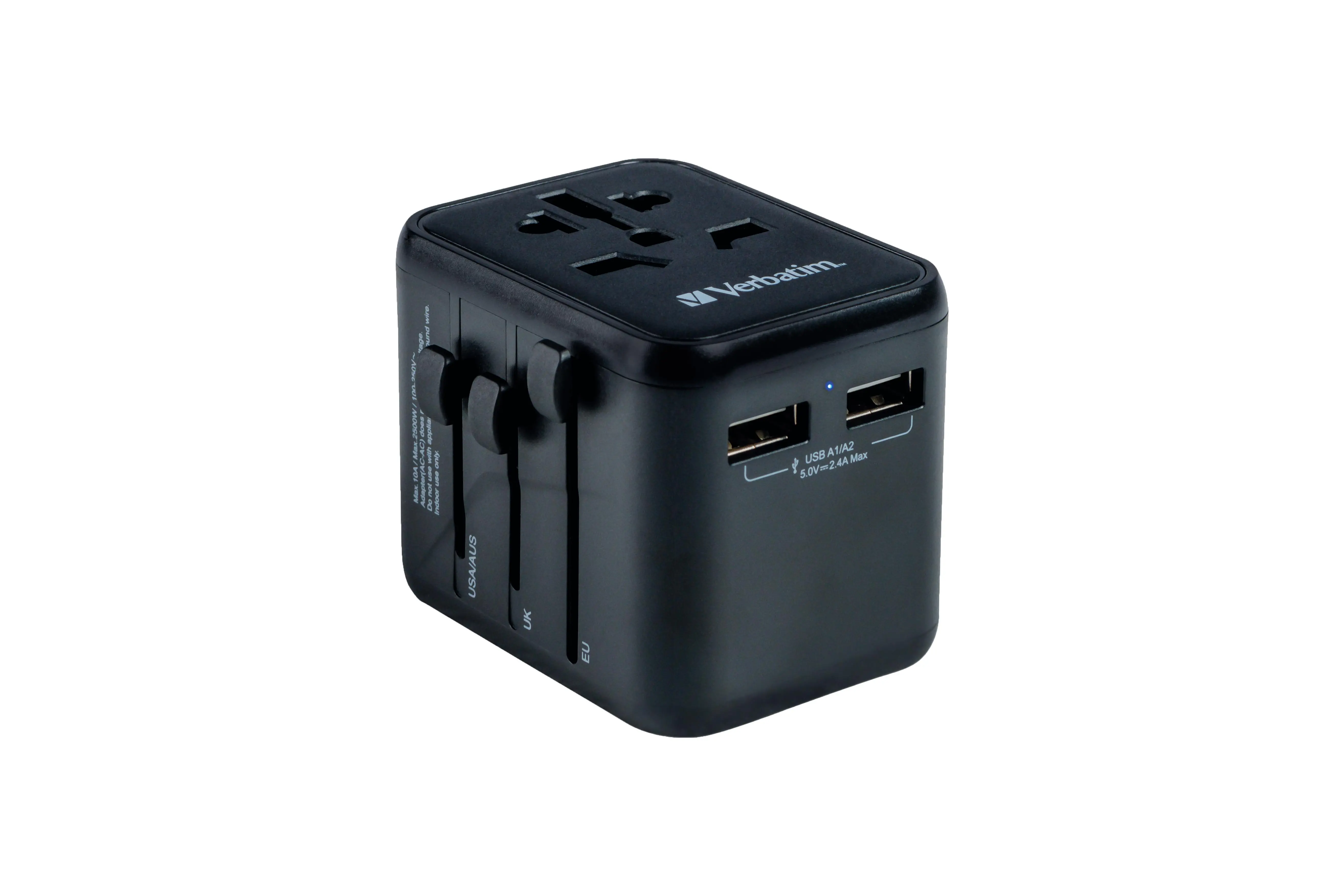 Adapter podróżny Verbatim UTA-01 World to World USB-A