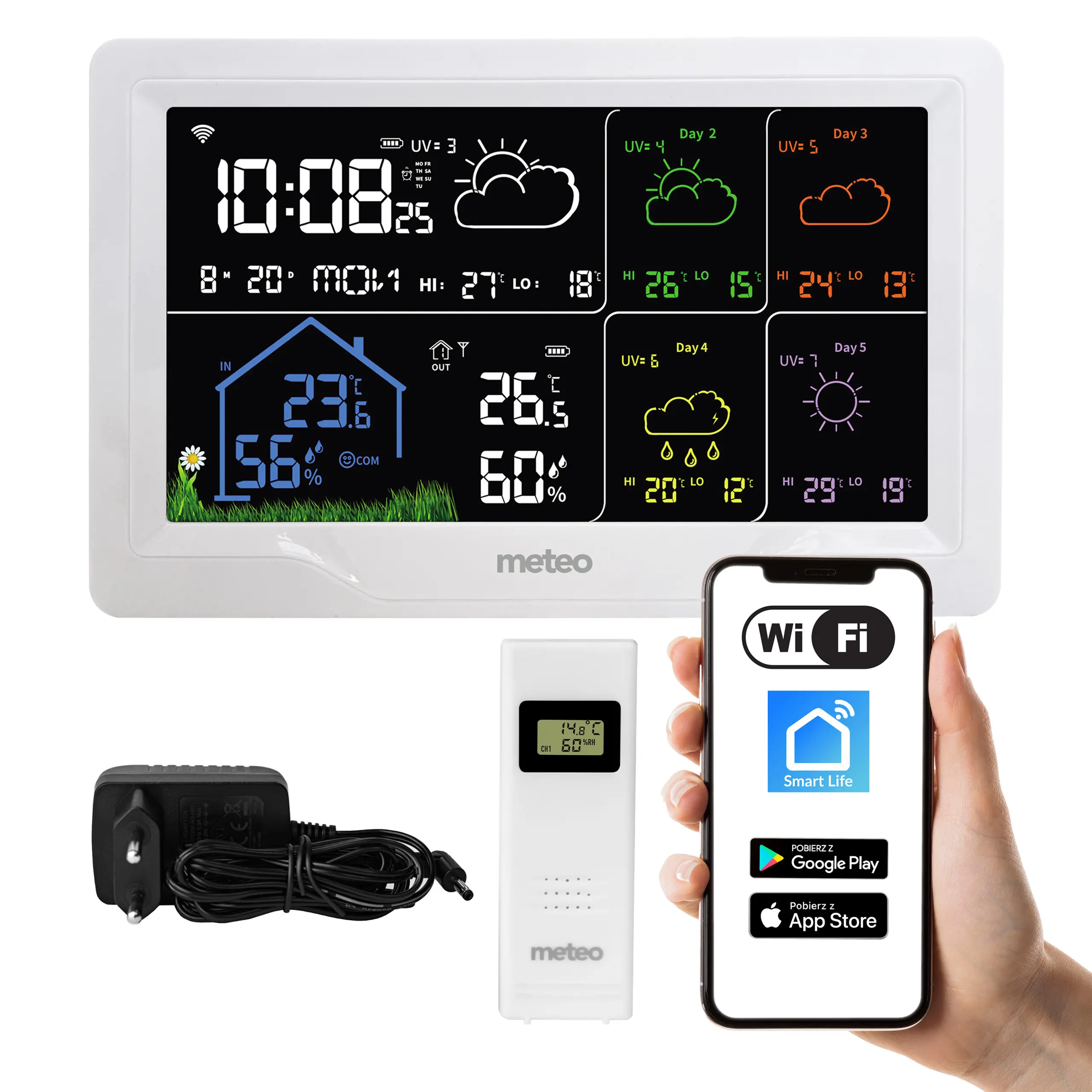 Stacja pogody Meteo SP401 Wi-Fi
