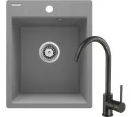 Deante Corio ZRCBS103 Szary metalik + bateria Czarny