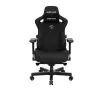 Fotel Anda Seat Kaiser 3 XL Gamingowy do 200kg Tkanina Czarny