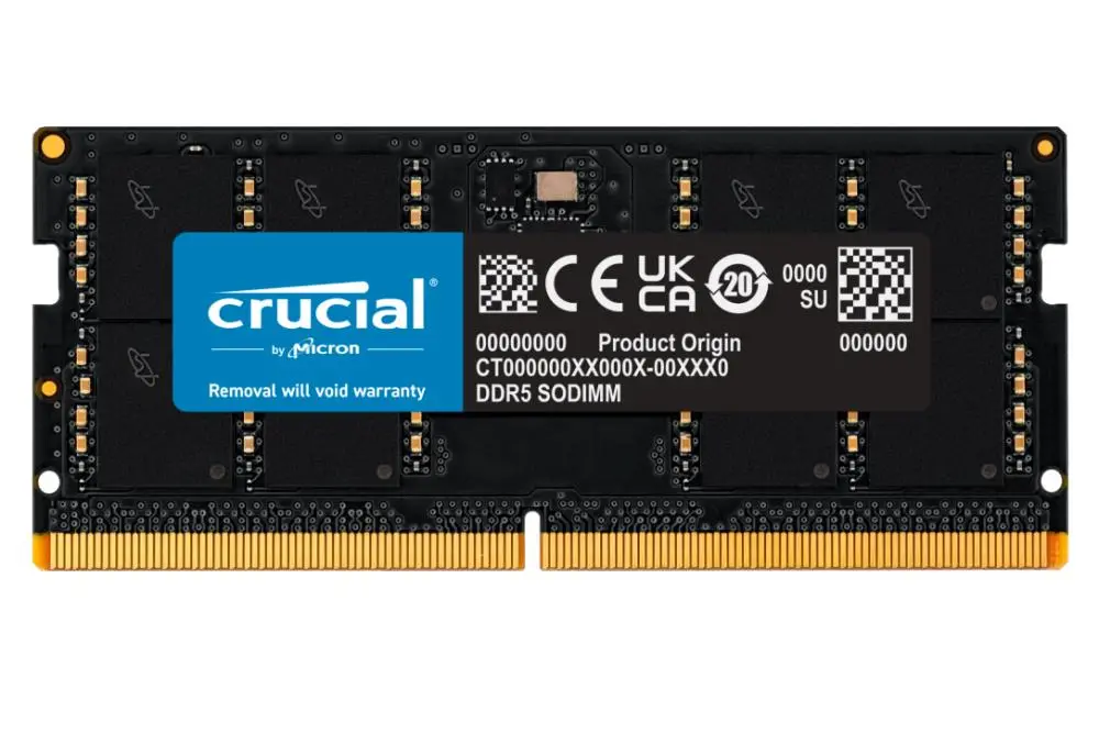 Pamięć Crucial DDR5 32GB 4800 CL40 SODIMM Czarny