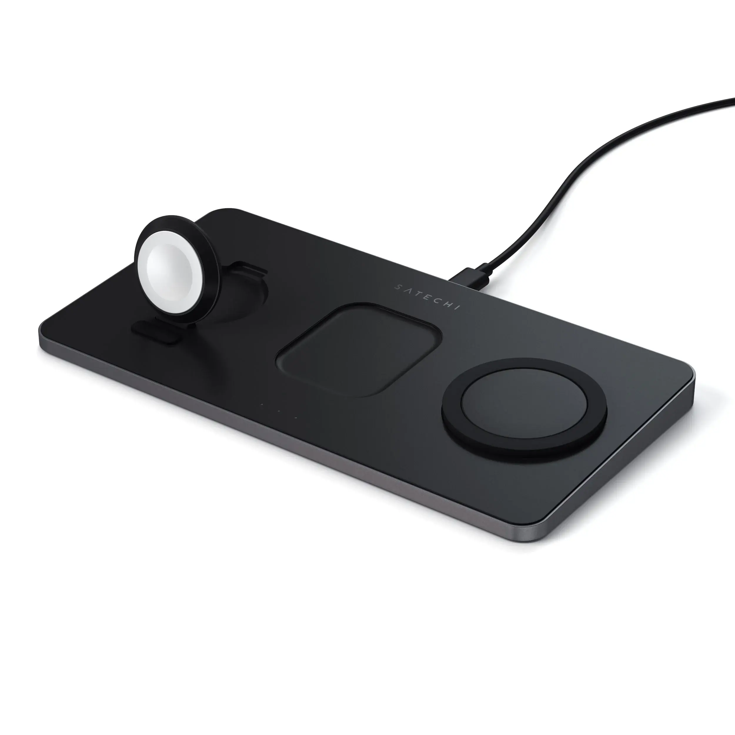 Ładowarka indukcyjna Satechi ST-X3TWCPM Trio Wireless Charger With Magnetic Pad