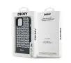 Etui DKNY Leather Printed Pattern Metal Logo MagSafe DKHMP15SPSOSPK do iPhone 15 Czarny