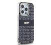 Etui DKNY IML Mono & Stripe MagSafe do iPhone 15 Pro Czarny