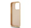 Etui DKNY Leather Checkered Mono Pattern & Printed Stripes do iPhone 15 Pro Max Różowy