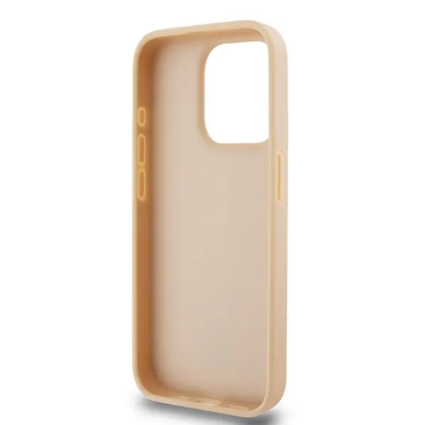 Etui DKNY Leather Checkered Mono Pattern & Printed Stripes do iPhone 15 Pro Max Różowy