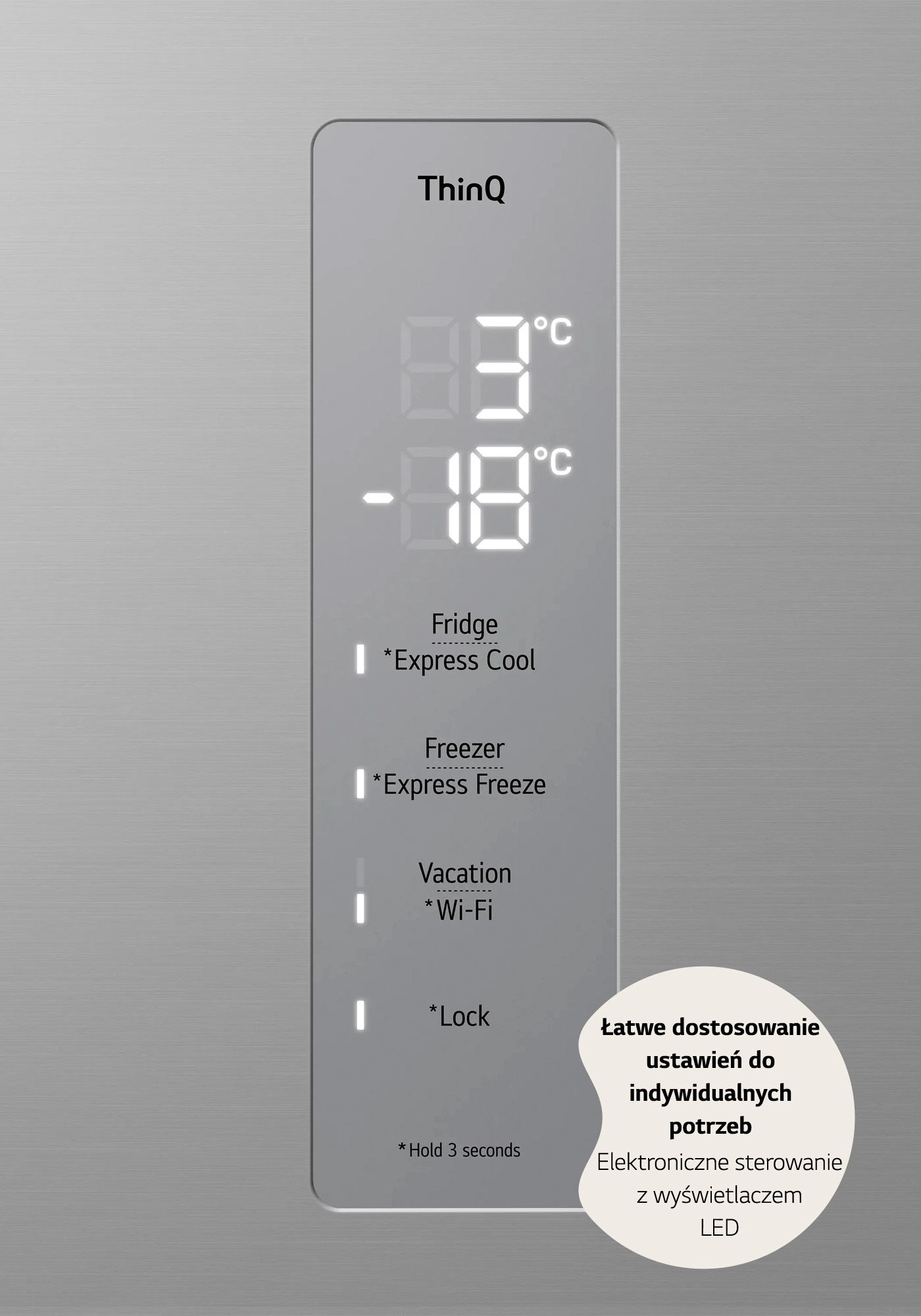 Lodówka LG GBV5250CPY Pełny No Frost 203cm Komora świeżości Zdalne sterowanie Srebrny