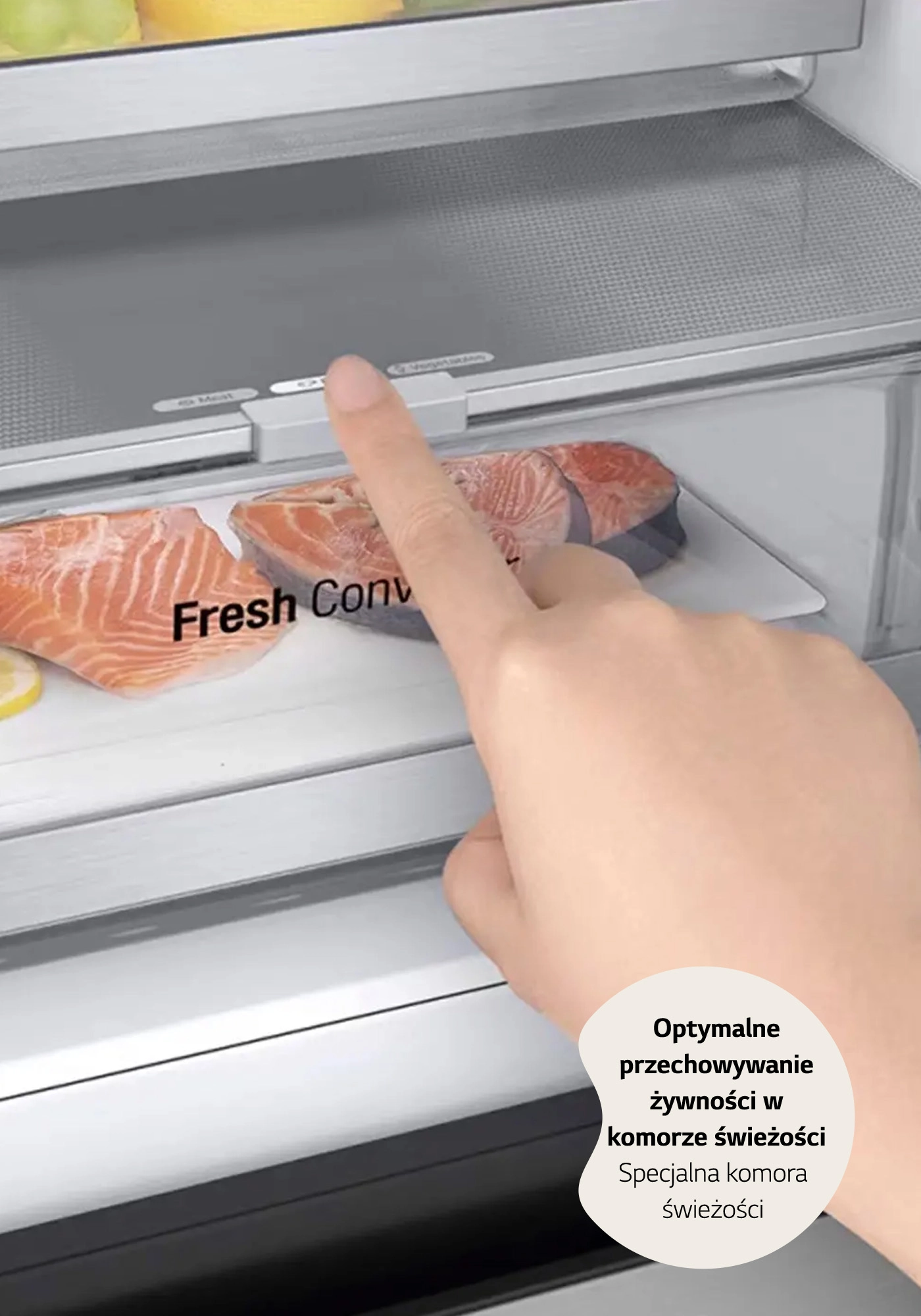 Lodówka LG GBV5250CPY Pełny No Frost 203cm Komora świeżości Zdalne sterowanie Srebrny