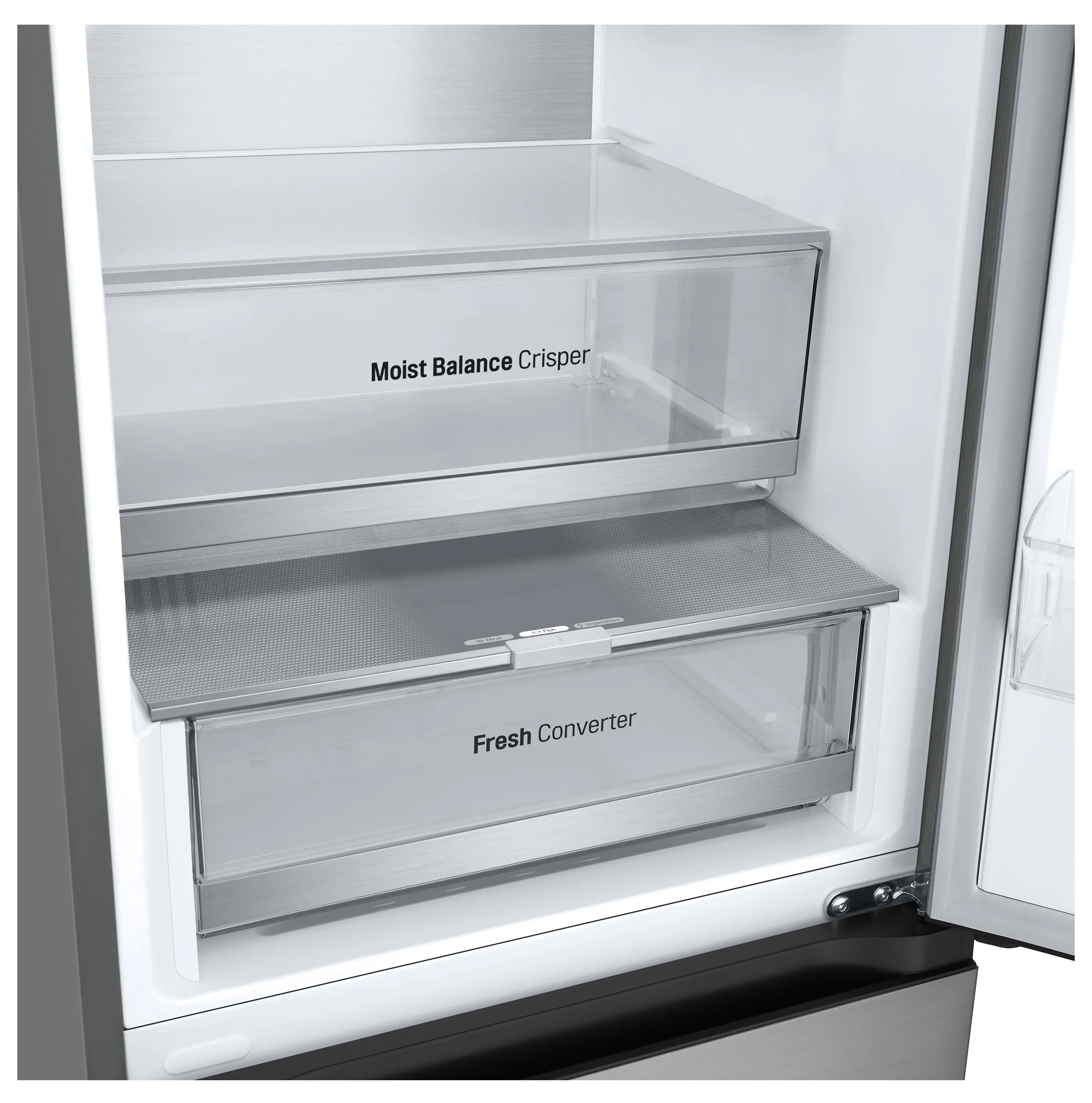 Lodówka LG GBV5250CPY Pełny No Frost 203cm Komora świeżości Zdalne sterowanie Srebrny