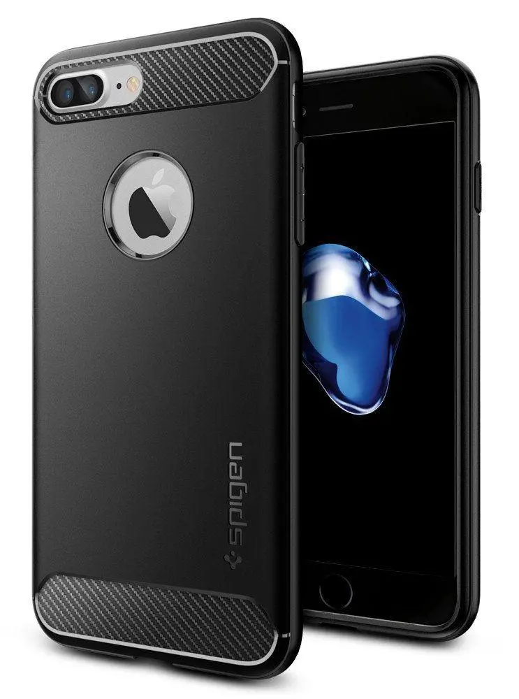 Etui Spigen Rugged Armor 043CS20485 do iPhone 7 Plus Czarny