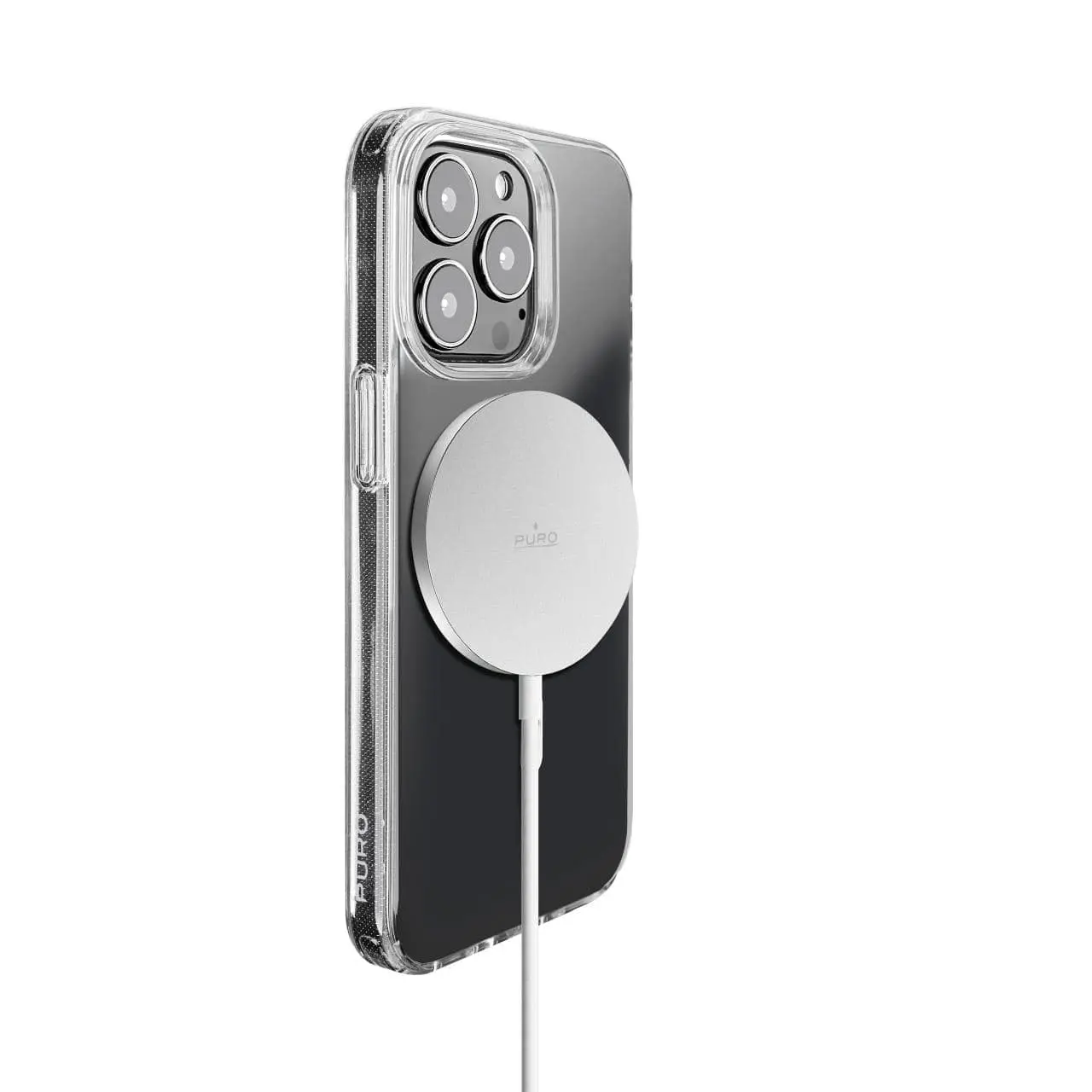 Ładowarka indukcyjna Puro MagSafe USB-C Biały