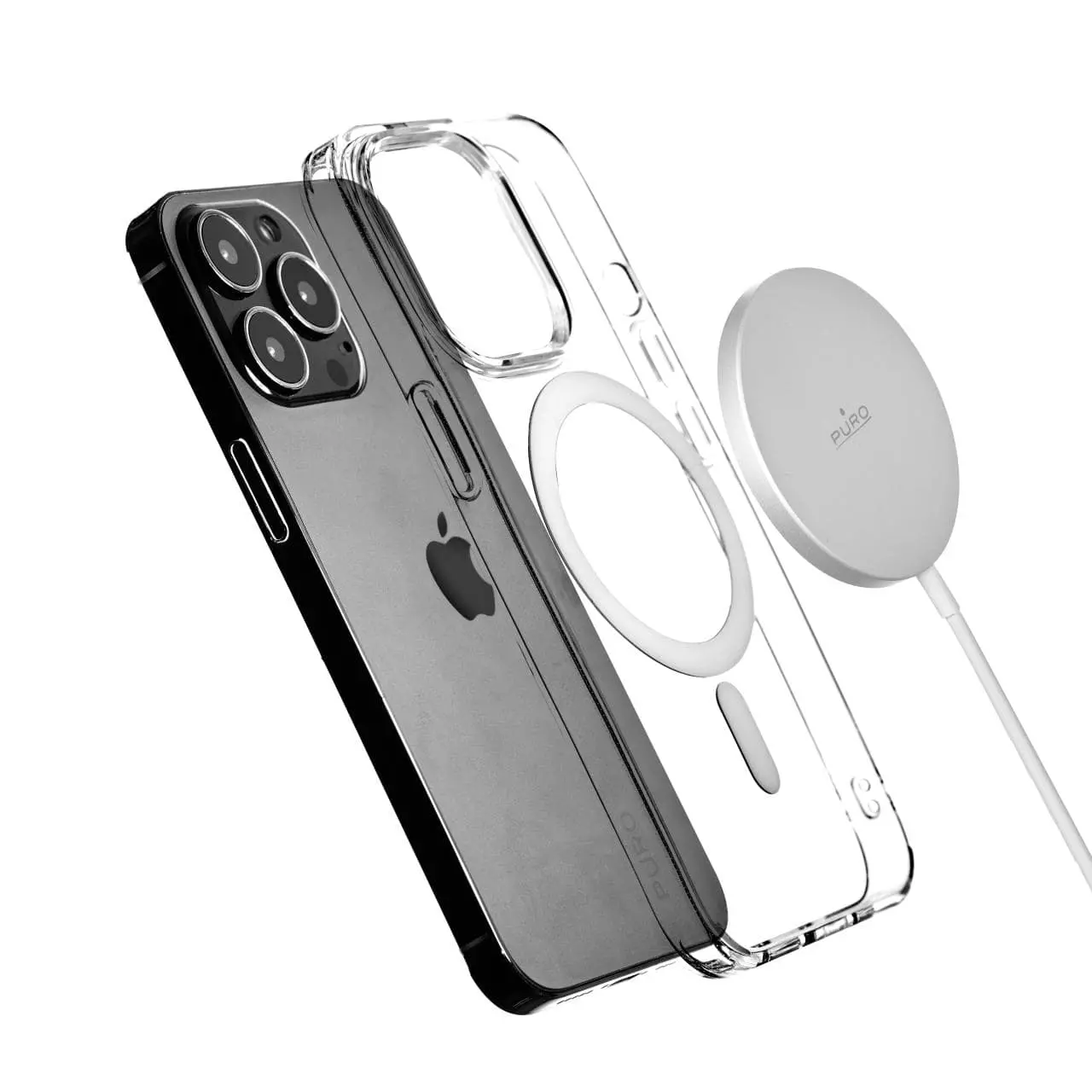 Ładowarka indukcyjna Puro MagSafe USB-C Biały