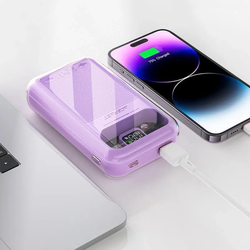 Powerbank Acefast Sparkling 20000mAh 30W Fioletowy