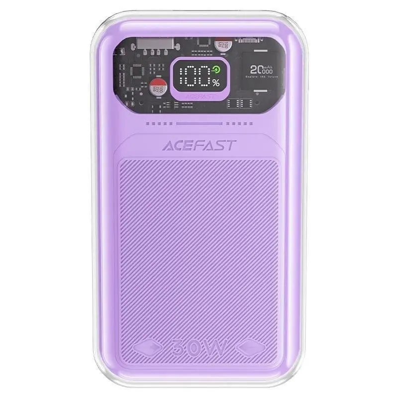 Powerbank Acefast Sparkling 20000mAh 30W Fioletowy