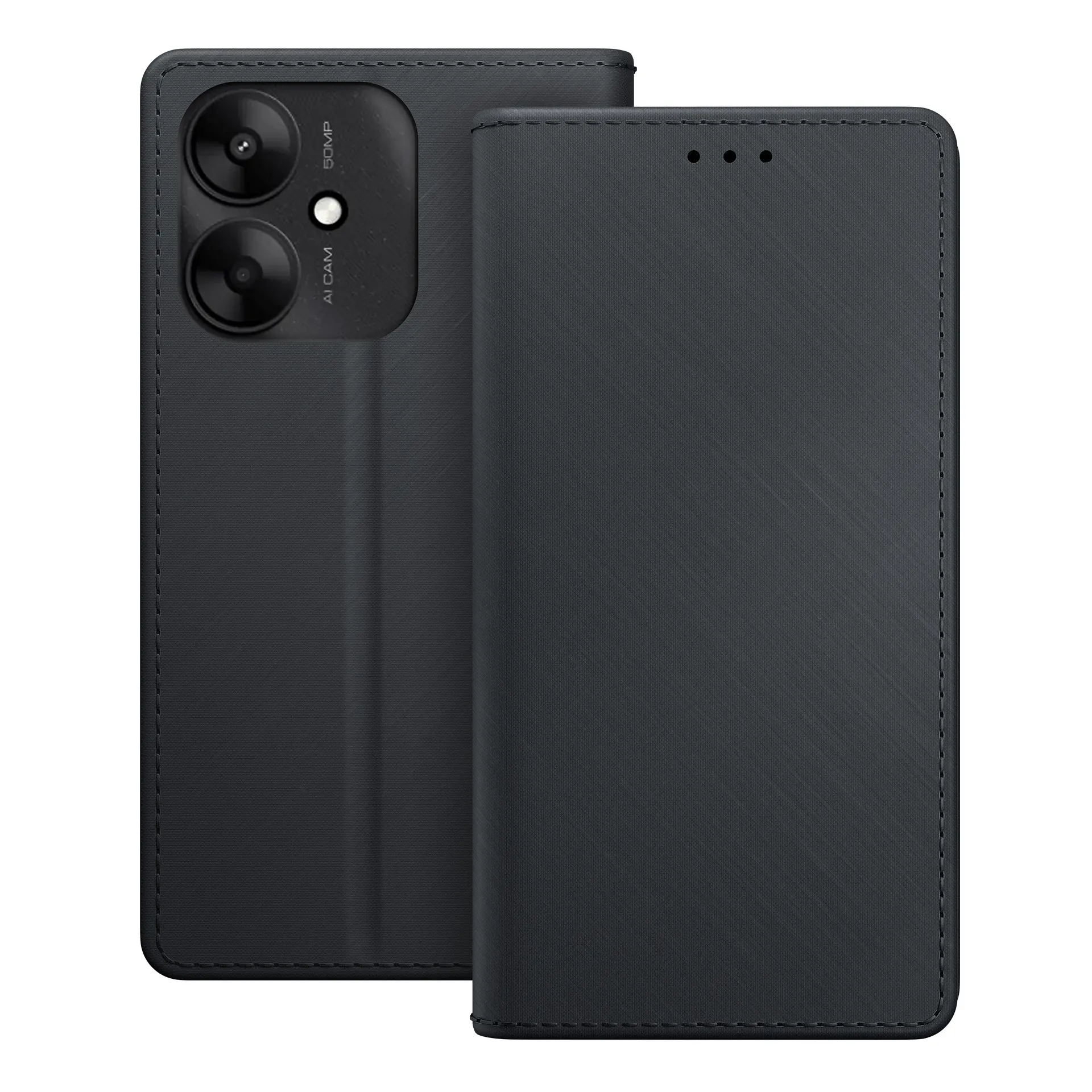 Etui 3mk Wallet Case do Redmi 13C 5G Czarny