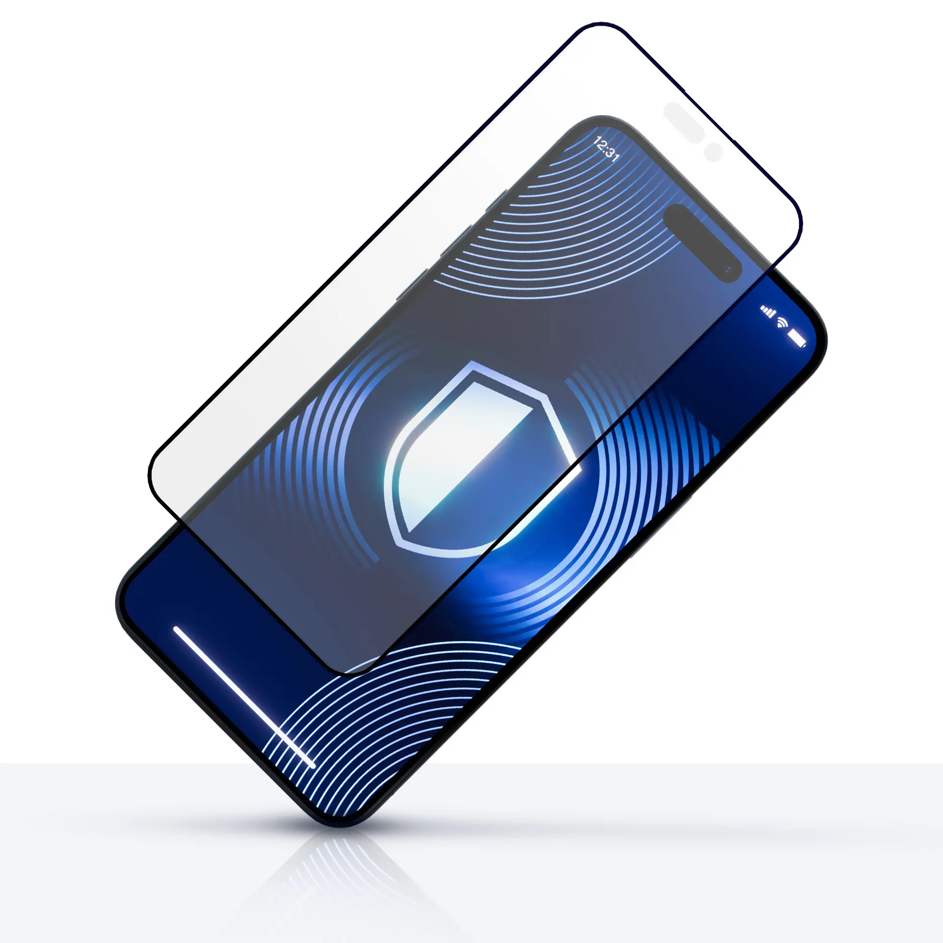 Szkło hartowane 3mk HardGlass Matt Max do iPhone 15 Pro Max