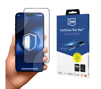 Szkło hartowane 3mk HardGlass Matt Max do iPhone 15 Pro Max