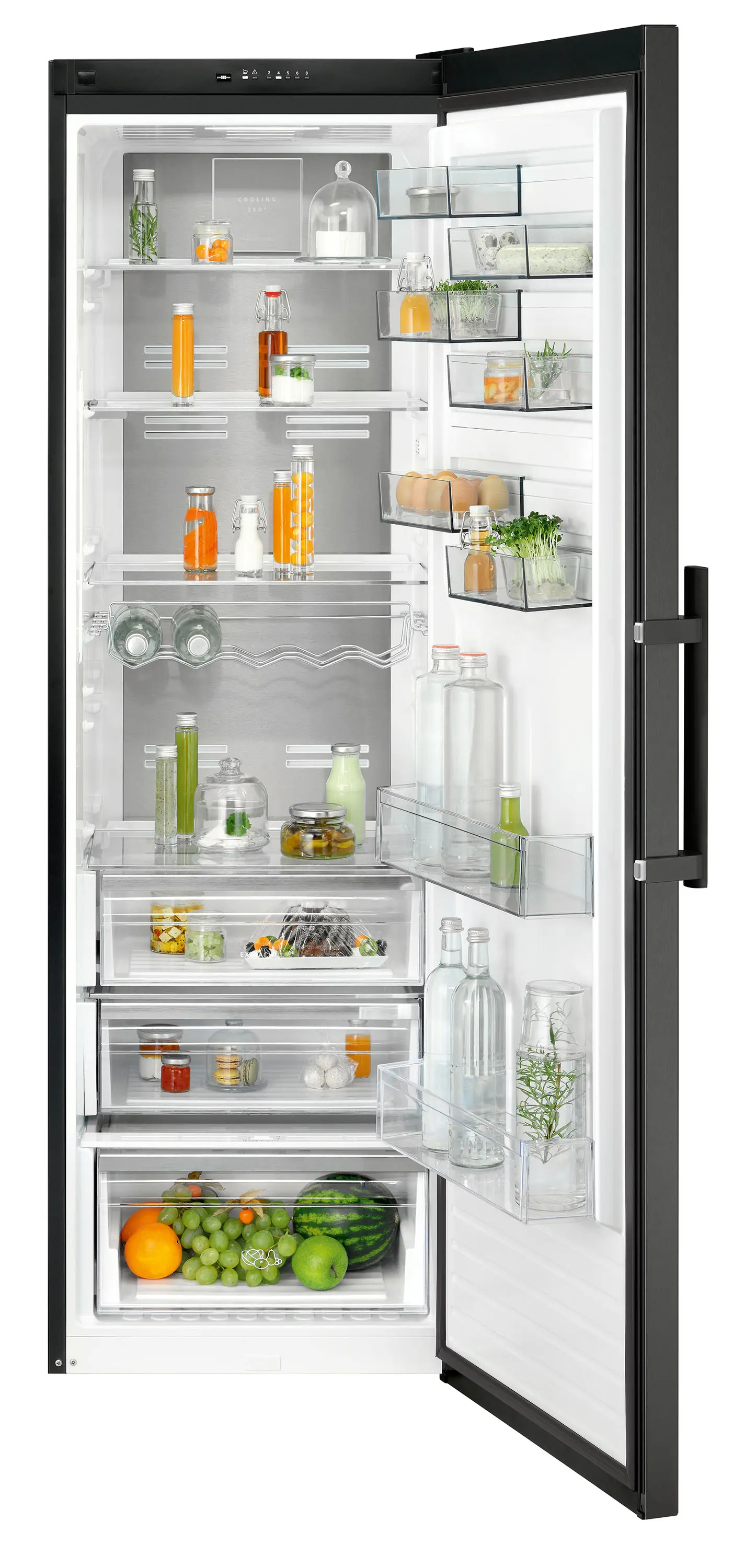 Lodówka Electrolux 800 LRC8ME39B No Frost 186cm Komora świeżości Czarna stal szlachetna