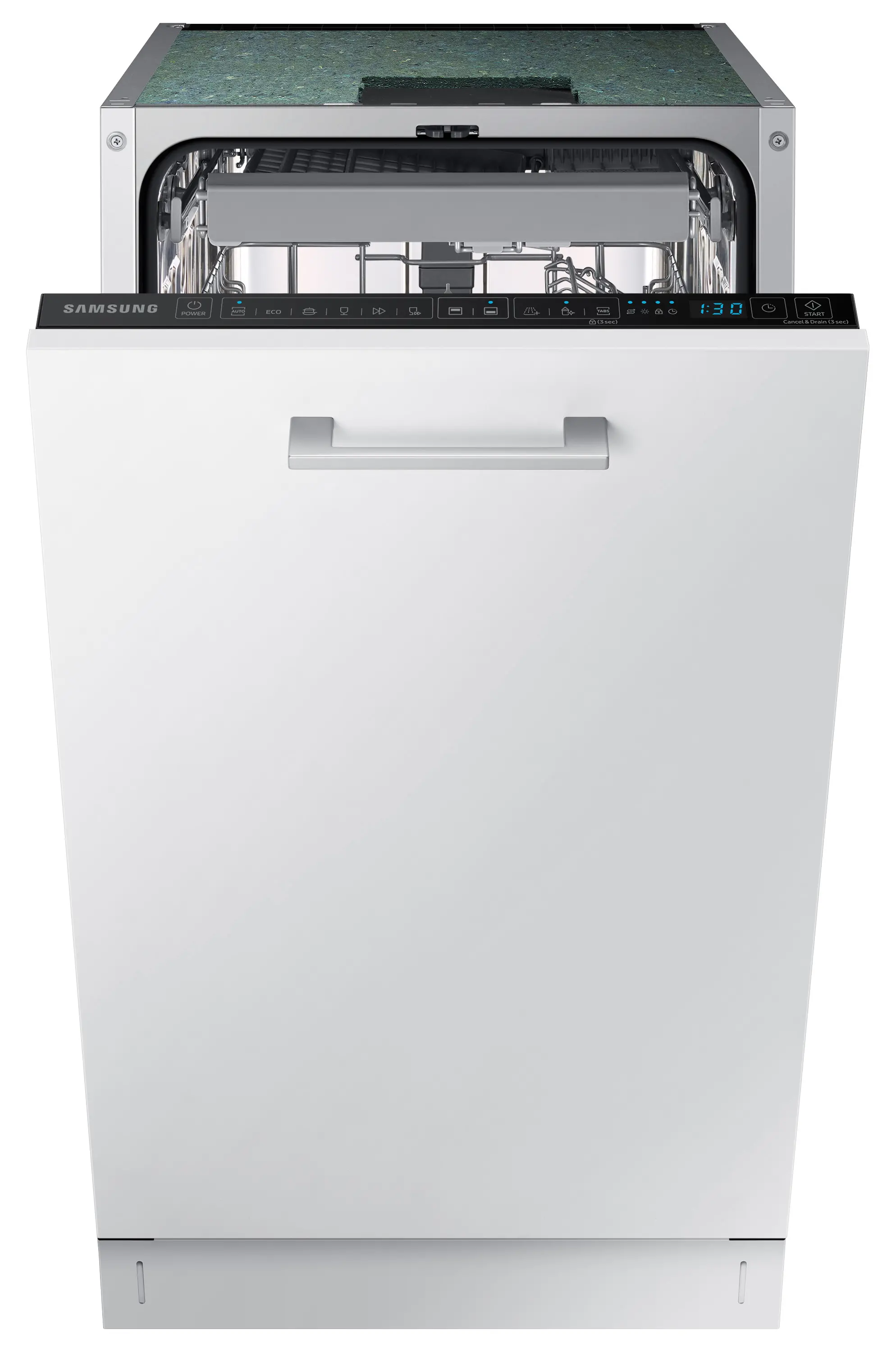 Zmywarka Samsung DW50DG450B00ET 44,8cm Automatyczne otwieranie drzwi Szuflada na sztućce