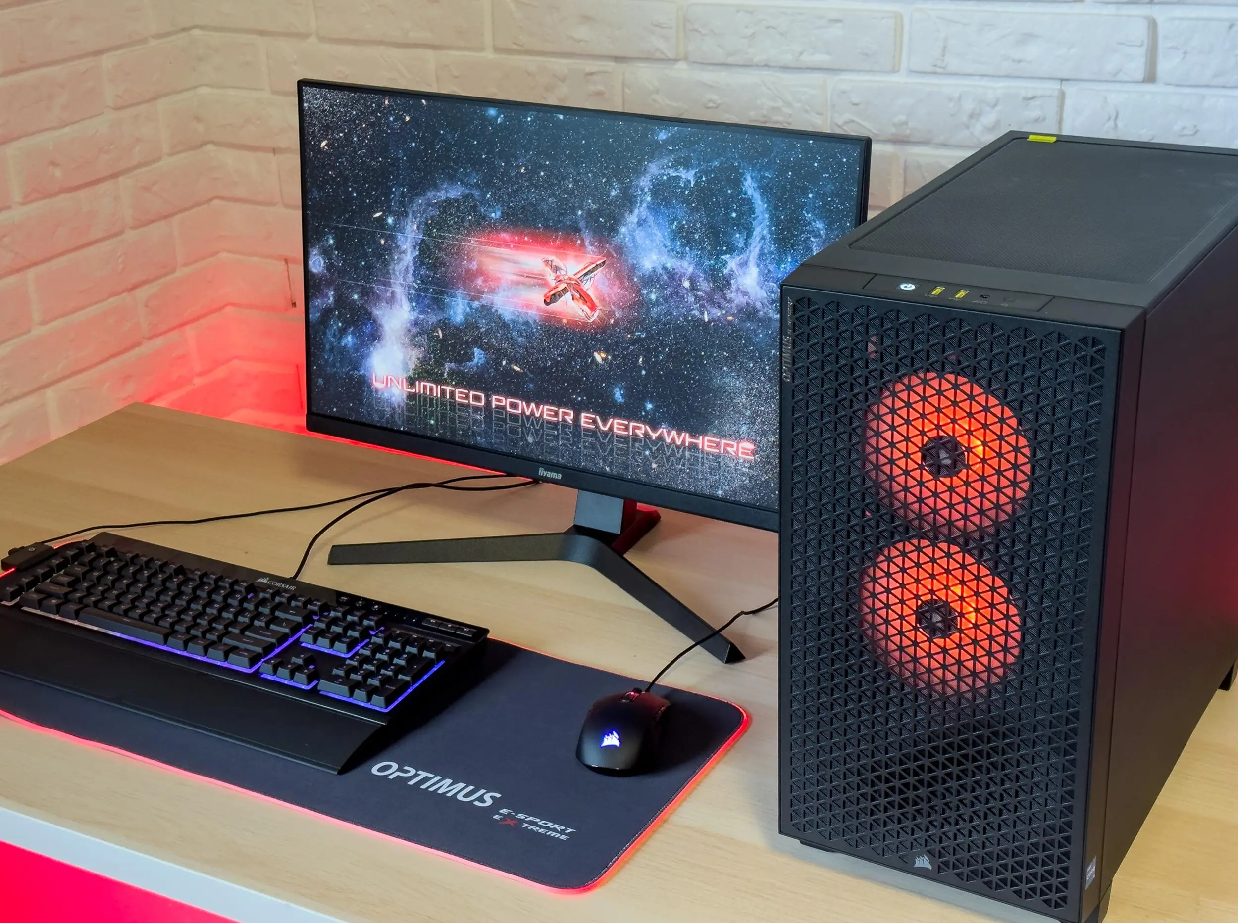 Komputer gamingowy Optimus E-Sport GB760T-CR13 i5-14400F 16GB RAM 1TB Dysk SSD RTX4060 Win11