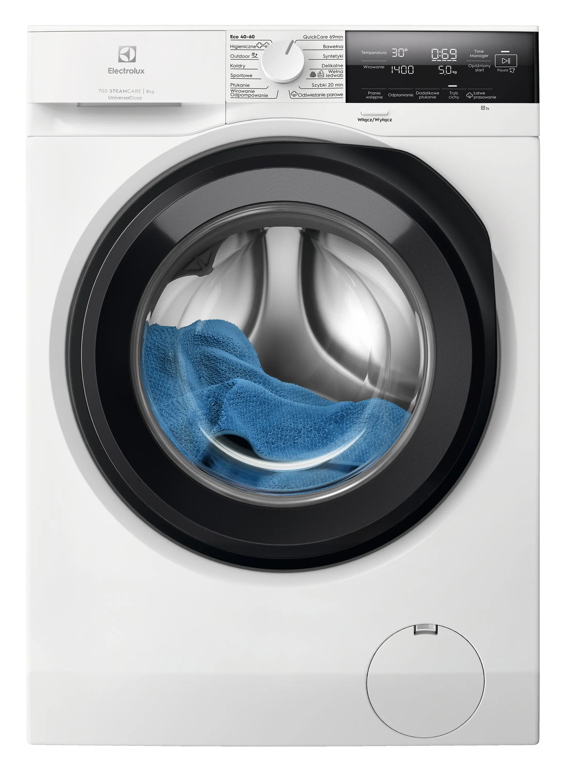 Pralka Electrolux 700 SteamCare EW7F3482P 8kg 1400 obr/min