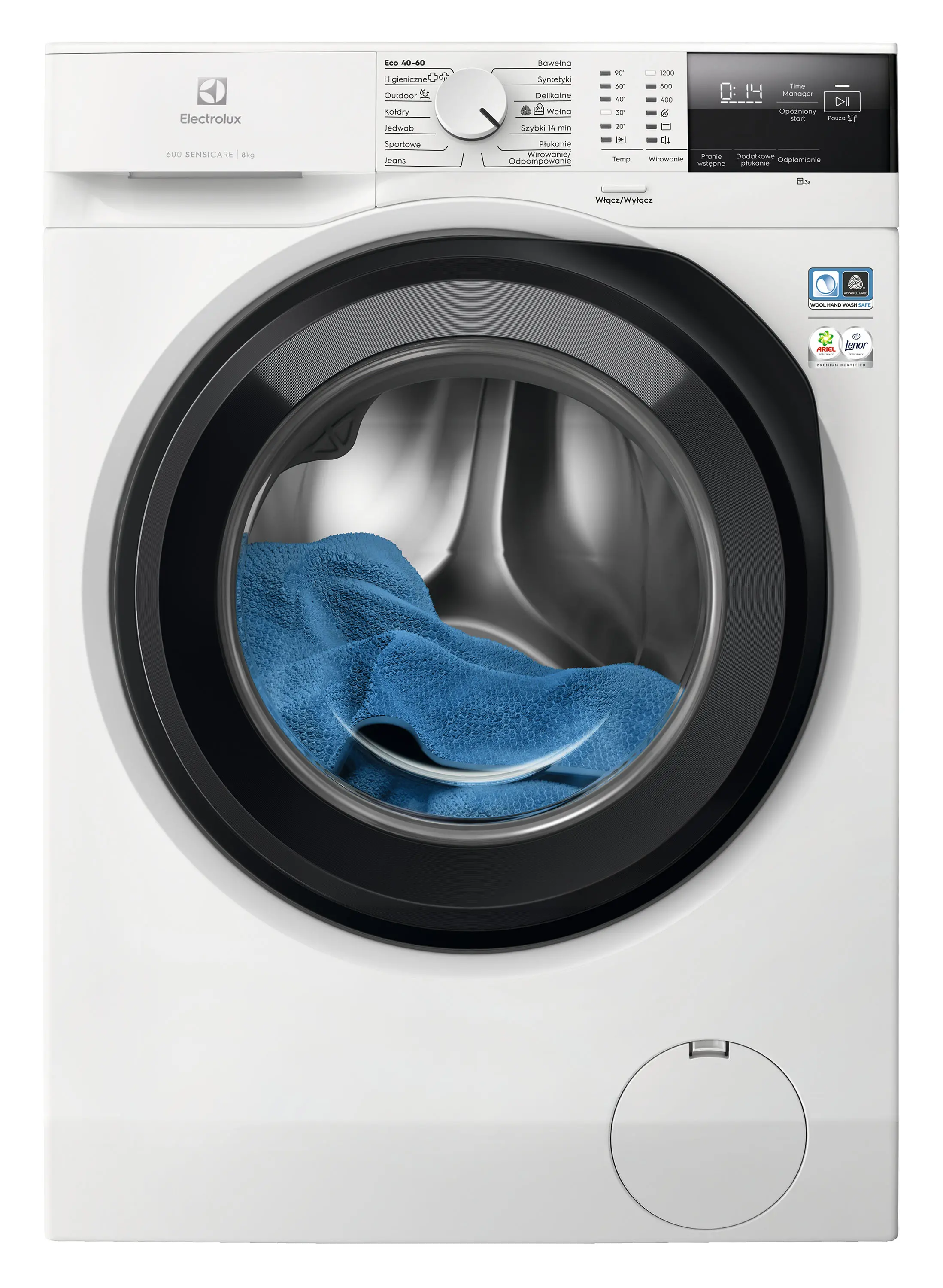 Pralka Electrolux 600 SensiCare EW6F2282P 8kg 1200obr/min