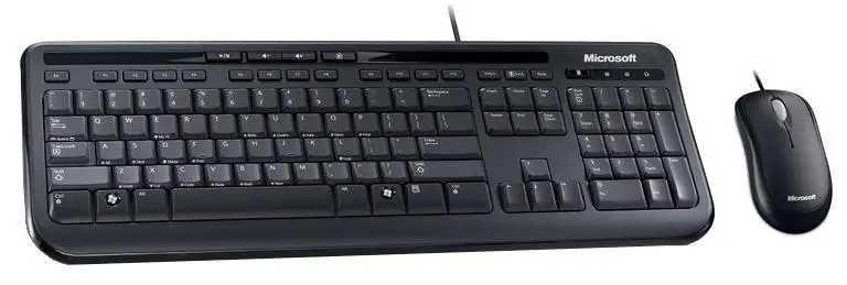 Zestaw Microsoft Wired Desktop 600 Czarny