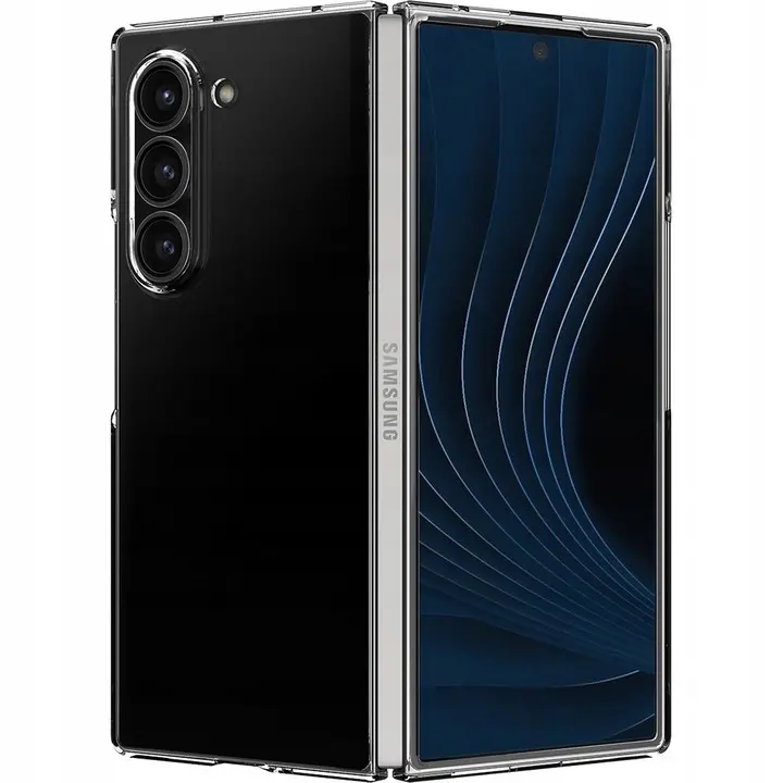 Etui Spigen AirSkin ACS07815 do Samsung Galaxy Z Fold6 Crystal Clear