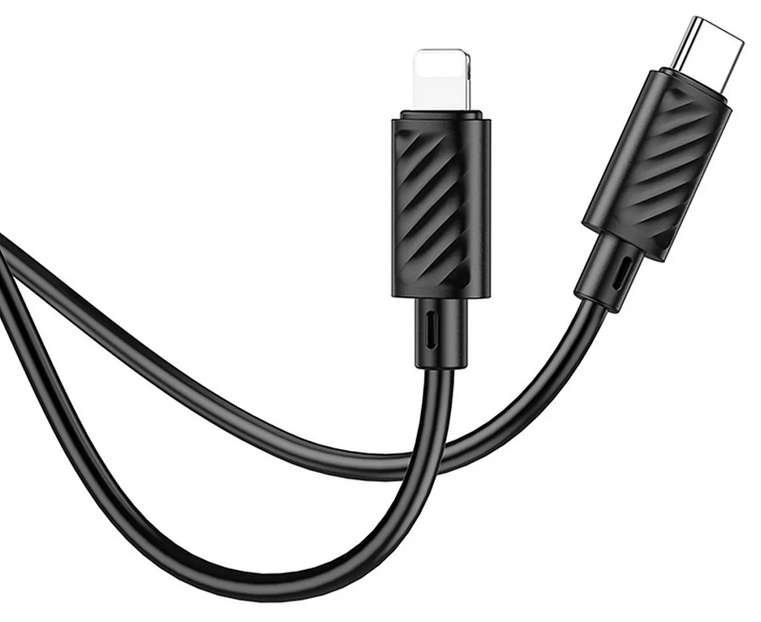 Kabel Hoco Gratifed X88 USB-C do Lightning Czarny